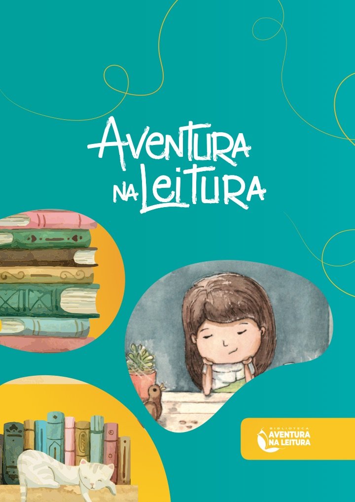 Capa do catálogo Aventura na Leitura