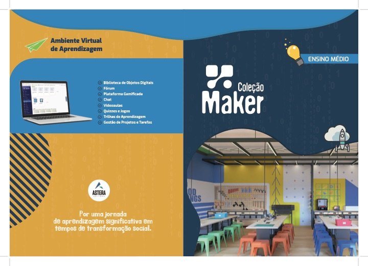 Capa do catálogo Coleção Maker